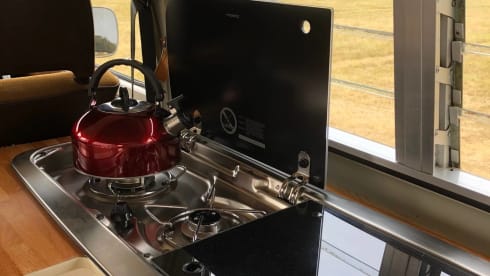 Roses – Vintage Devon 4 berth Volkswagen Camper 1981 - Relaxing Camping Classic 