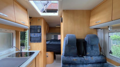 On the road with our comfortable and cozy camper
