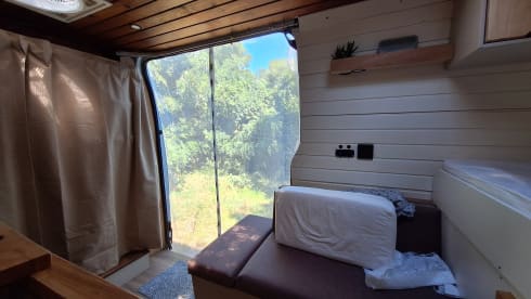 Off-grid self-built camper van from 2014