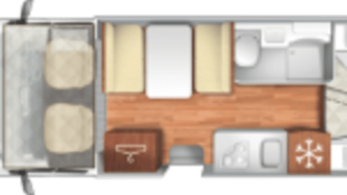 Ford Zefiro 675 1-6 berth  Motorhome (Blackburn)