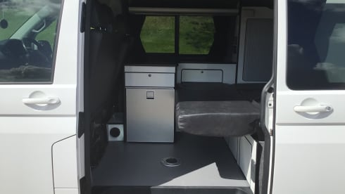 4 berth Volkswagen Transporter Campervan With Pop Top  from 2016