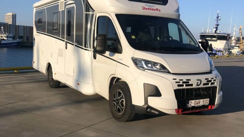 4p Dethleffs semi-integrated uit 2025