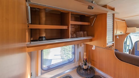Burstner 2p – Burstner camper, fully equipped and complete inventory!!
