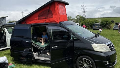 4 berth Toyota campervan from 2008