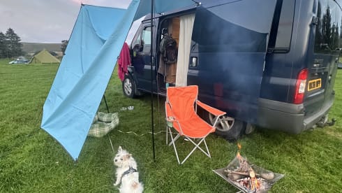 Bluey – Cosy Self-Built Camper Van for Your UK Adventures
