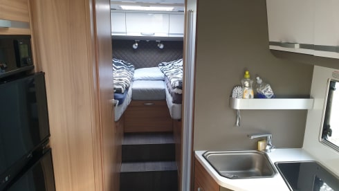 Luxury Adria camper with automatic transmission and air suspension!