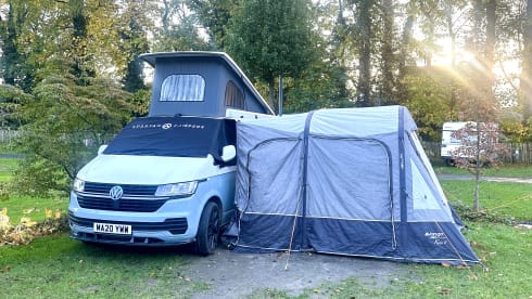 Frank 2.0 – Family Friendly 4 berth Volkswagen T6.1 Pop Top conversion 2024