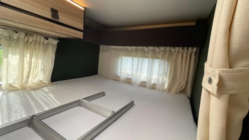 Queen K – Nieuwe 6-persoons alkoofcamper uit 2026