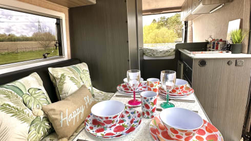 Fiat Ducato Wohnmobil mit 4 Schlafplätzen