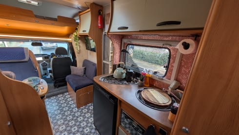 Big Bertha – Chausson-Nische mit 6 Schlafplätzen aus dem Jahr 2010