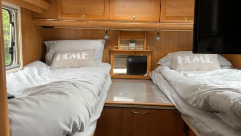 Luxury 4 berth motorhome. 