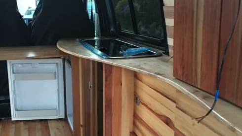 4 berth Volkswagen campervan 2016 6 speed, unique wooden interior