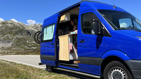 Ideal bus camper for adventure or family with children 