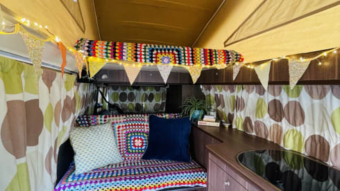 Ned – Gemoderniseerde, stuurbekrachtige, 4-persoons VW T2 met alle extra's