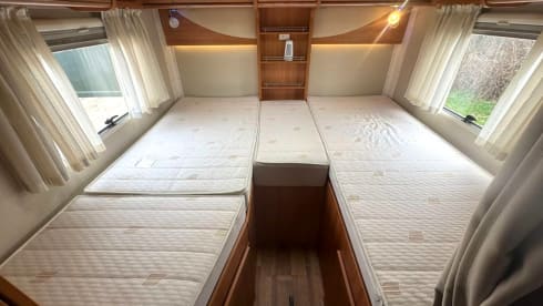 Ellen Mae  – Luxurious and spacious high end 4 berth Hymer A Class Motorhome