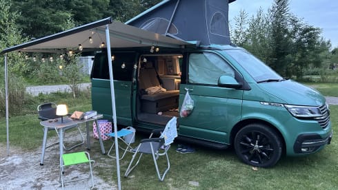 FREE MILEAGE! Travel with this VW California Ocean Bulli T6.1
