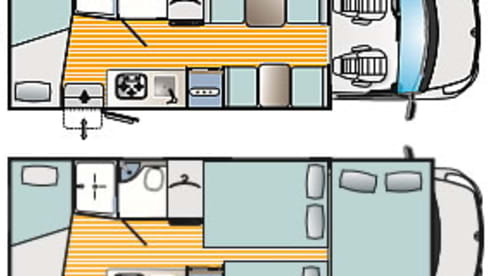 Spacious premium motorhome