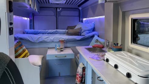 juul – super nice self-built 2p Peugeot Boxer camper bus from 2014 euro 5