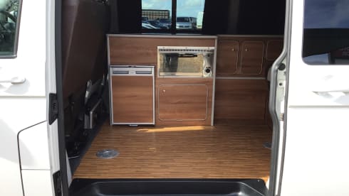 4 berth Volkswagen campervan from 2013