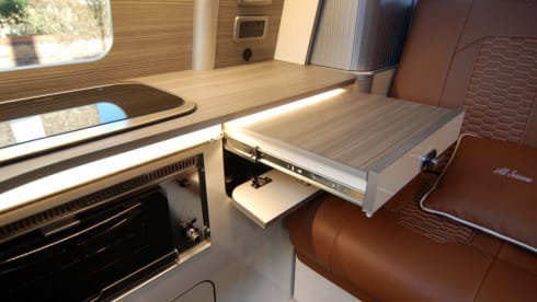 VW T6 Campervan- comfortable drive and accommodation