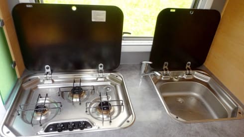 Colorado – Kompakter Camper, kurze Aussenmaße, aber trotzdem mit allem ausgestattet. 