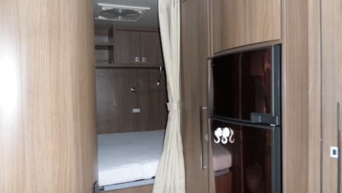 Beautiful luxury family camper Challenger Prium XG with powerful engine