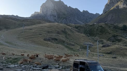 Off-grid VW Crafter: Starlink, XL Bed & Moto-optie