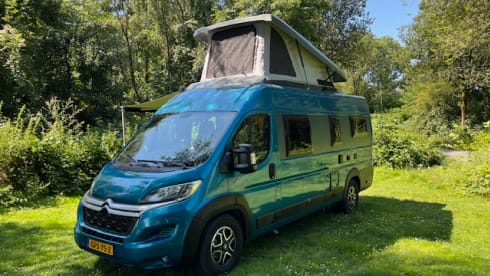 Lovely Hymer bus camper (with lifting roof?!)