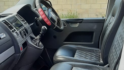4 berth Volkswagen campervan from 2005