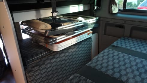 Ford Nugget Westfalia with pop-up roof