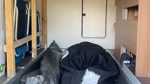 Beautiful 4 person semi-integral camper