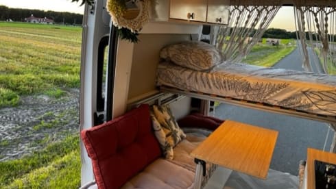 Try Vanlife – Prova Vanlife! nel nostro Fiat ducato fuori rete (letto fisso grande)