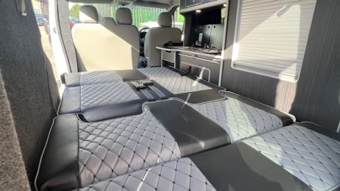 4 berth Vauxhall Vivaro campervan from 2013