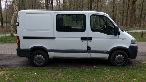Self-build van from 2010, 9 persons