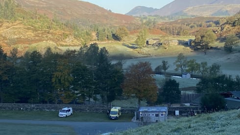 Vincent – a comfy yellow 2 berth Peugeot campervan from 2015