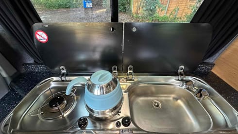 The Duke – Orange Volkswagen T5 2 berth campervan