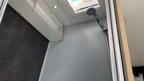 4 Berth VW Craftervan with Shower and Loo (Off Grid-able)