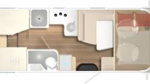 Volledig Uitgeruste + Autonome 4p Fiat Semi-Integraal met Level Systeem