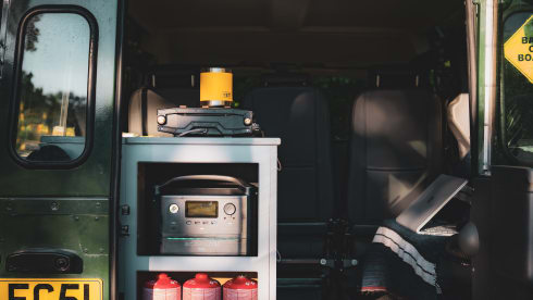 Waffle – Land Rover Dachaufbau mit 2 Schlafplätzen, Baujahr 2000