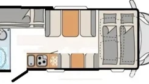 Adventurous family camper with the extra option of a trailer