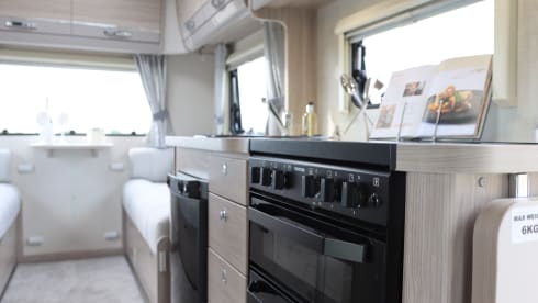 Saltburn motorhome hire  – 6 berth Fiat bus from 2021