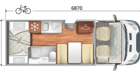 6 berth Roller Team alcove from 2022