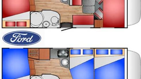 Bennie – Benimar Alcove camper - 5 persons - family camper 