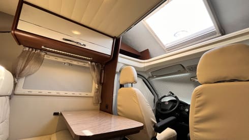 4 person Roller Team semi-integrated camper from 2014