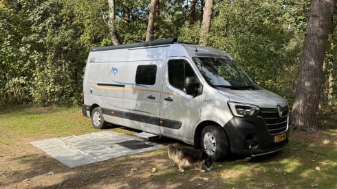 Camper van (2024), 2 berths and swivel module bike carrier