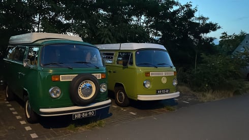 Beautiful vintage Volkswagen T2 camper from 1976