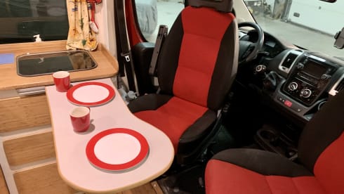 Cozy Fiat Ducato camper van