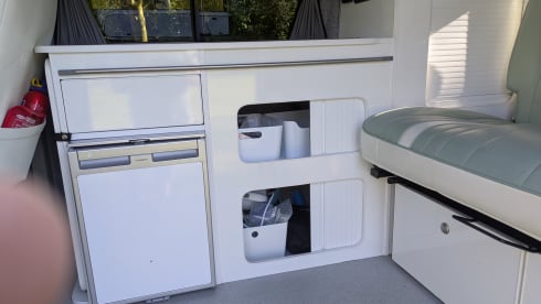 Georgie – Georgie- Our lovely 4 berth Volkswagen campervan
