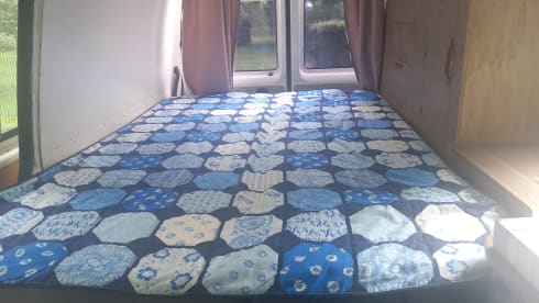 Buscampertje VW Transporter T4, diesel.
