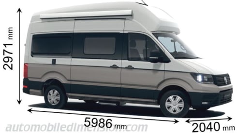 Grand California – Volkswagen Grand California 4 places à partir de 2025